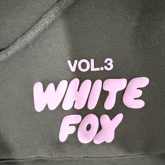 White Fox Boutique Black Hoodie with Pink Logo - Picture 4 of 4